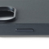 Mujjo iPhone 16 Pro Cover Læderetui Steel Blue