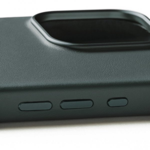 Mujjo iPhone 16 Pro Max Cover Full Læder Etui Livid Green