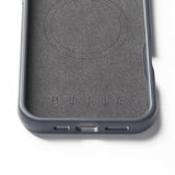 Mujjo iPhone 16 Pro Max Cover Shield Case Steel Blue