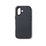 Mujjo iPhone 17 Etui Full Leather Case MagSafe Basalt