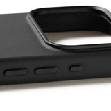Mujjo iPhone 17 Pro Cover Full Leather Case MagSafe Sort