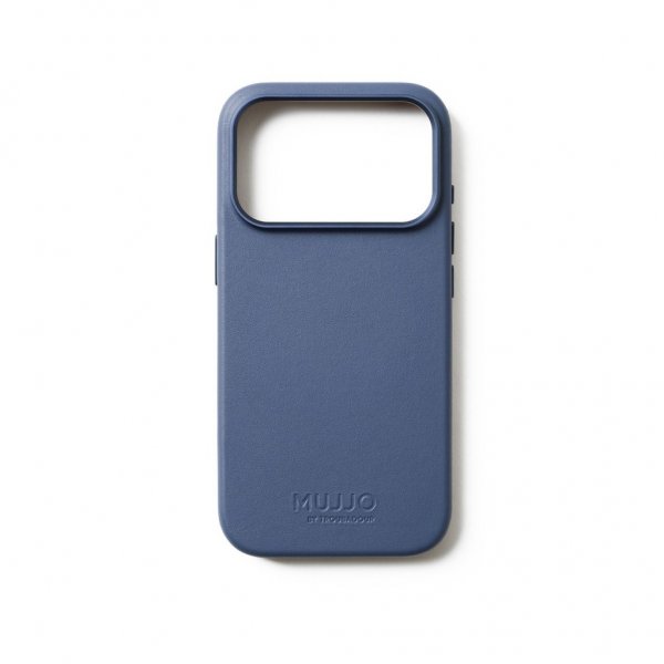 Mujjo iPhone 17 Pro Cover Full Lædercover MagSafe Monaco Blue