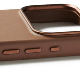 Mujjo iPhone 17 Pro Cover Full Læder Taske MagSafe Tan