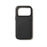 Mujjo iPhone 17 Pro Cover Full Leather Wallet Case MagSafe Sort