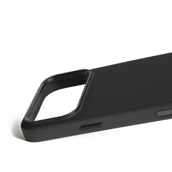 Mujjo iPhone 17 Pro Max Cover Full Leather Case MagSafe Sort