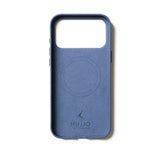 Mujjo iPhone 17 Pro Max Skal Fuld Lædercover MagSafe Monaco Blue