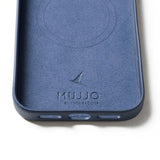 Mujjo iPhone 17 Pro Max Skal Fuld Lædercover MagSafe Monaco Blue