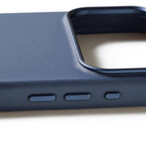 Mujjo iPhone 17 Pro Max Skal Fuld Lædercover MagSafe Monaco Blue