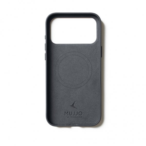Mujjo iPhone 17 Pro Max Cover Fuld Læder MagSafe Basalt