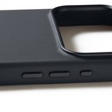 Mujjo iPhone 17 Pro Max Cover Fuld Læder MagSafe Basalt