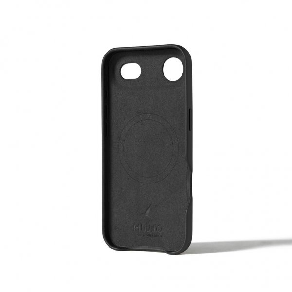 Mujjo iPhone Air Skal Full Leather Case MagSafe Sort