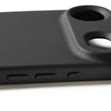 Mujjo iPhone Air Skal Full Leather Case MagSafe Sort