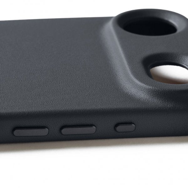 Mujjo iPhone Air-etui i fuldlæder MagSafe Basalt