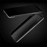 Mujjo iPhone X/Xs Cover Full Leather Case Grå