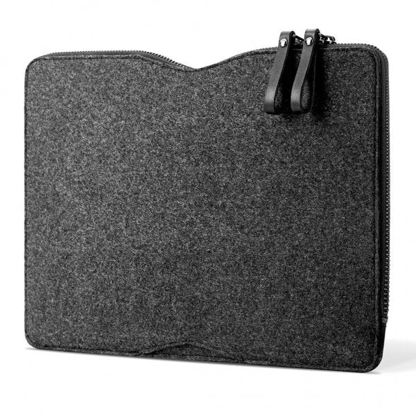 Mujjo MacBook Carry-On Folio Sleeve 12" Sort