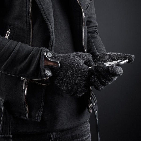 Mujjo Double-Layered Touchscreen Gloves Small