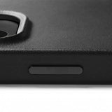 Mujjo iPhone 14 Cover Full Leather Case MagSafe Sort