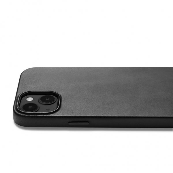 Mujjo iPhone 14 Plus Cover Fuld Læder etui MagSafe Tan
