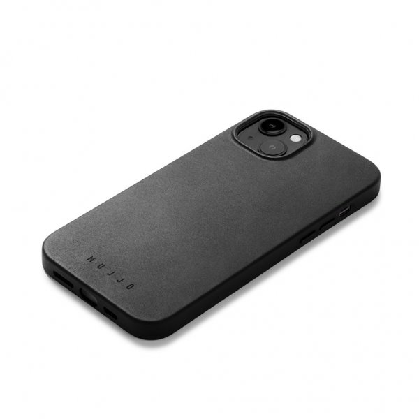 Mujjo iPhone 14 Plus Cover Fuld Læder etui MagSafe Tan