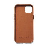 Mujjo iPhone 14 Plus Cover i fuldlæder med kortholder Tan