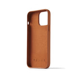 Mujjo iPhone 14 Pro Max Cover Full Læder Wallet Etui Tan