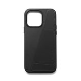Mujjo iPhone 14 Pro Max Skal Full Leather Wallet Case Sort