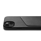 Mujjo iPhone 14 Cover Full Leather Wallet Case Sort