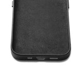 Mujjo iPhone 14 Cover Full Leather Wallet Case Sort