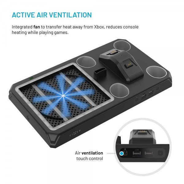 Fast Multifunktionel Dockingstation til Xbox Series X/Series S Sort