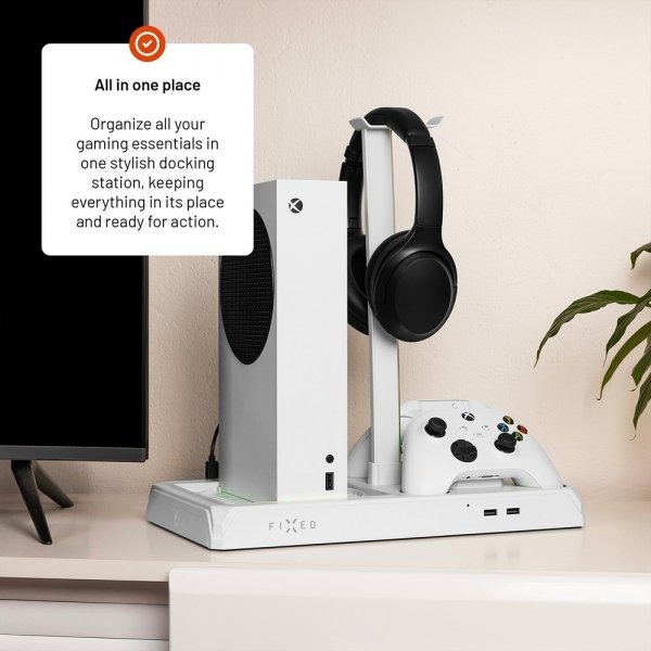 Fast Multifunktionel Dockingstation til Xbox Series X/Series S Hvid