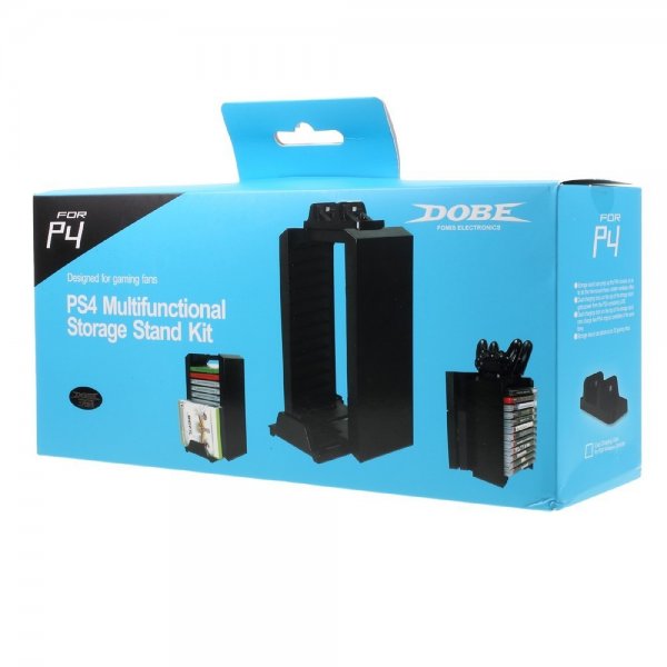 Dobe Multifunktionel Opbevaring til PS4 Controllere og Spil