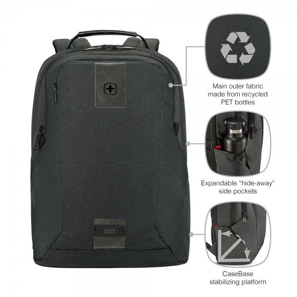 Wenger MX ECO Professional 16" Computerrygsæk Sort