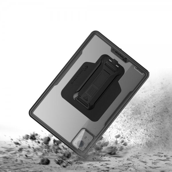 Armor-X Lenovo Tab M11 TB330 Cover IP68 Vandtæt Stød- & Støvtæt Håndrem Støttefod X-Mount