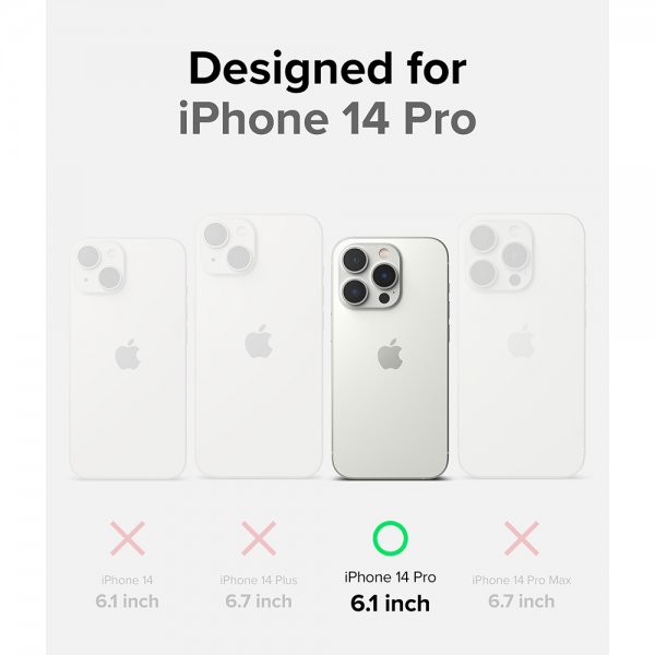 Ringke iPhone 14 Pro Cover Onyx Dark Gray