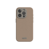 Moshi iPhone 15 Pro Cover Napa MagSafe Woodsmoke Brown