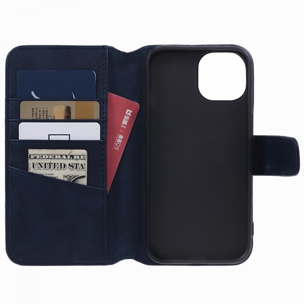 Nordic Covers iPhone 12/iPhone 12 Pro Etui Essential Læder Heron Blue