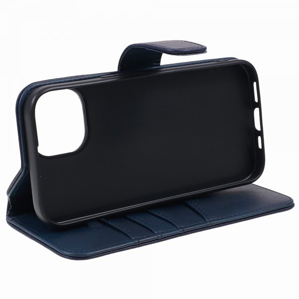 Nordic Covers iPhone 12/iPhone 12 Pro Etui Essential Læder Heron Blue