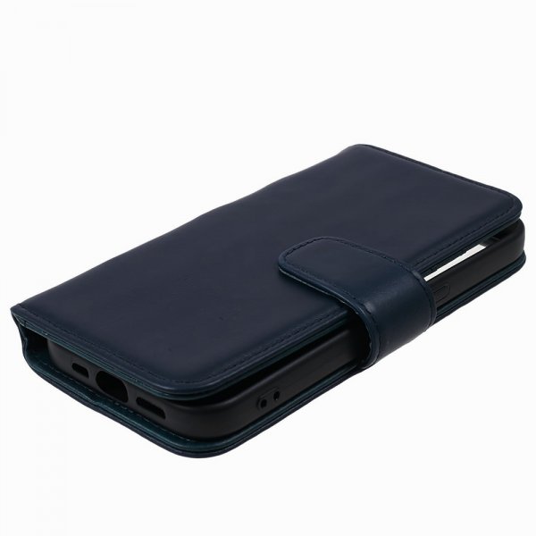 Nordic Covers iPhone 12/iPhone 12 Pro Etui Essential Læder Heron Blue