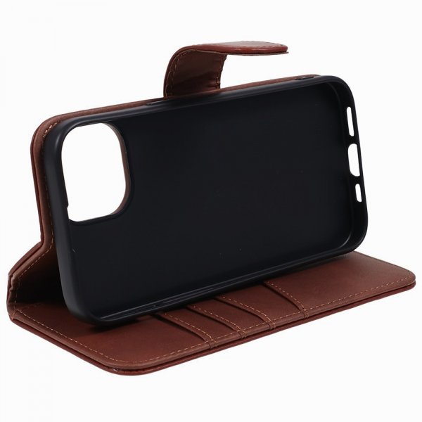 Nordic Covers iPhone 12/iPhone 12 Pro Etui Essential Leather Maple Brown