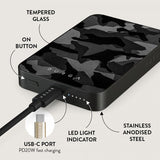 Burga Powerbank MagSafe 5000 mAh Night Black Camo Metalgrafit