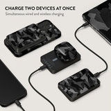 Burga Powerbank MagSafe 5000 mAh Night Black Camo Metalgrafit