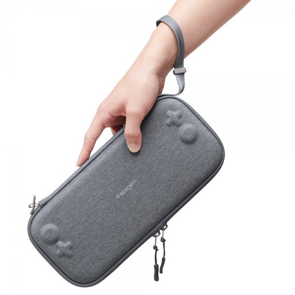 Spigen Nintendo Switch 2 Etui Klasden Pouch 2 Charcoal Gray