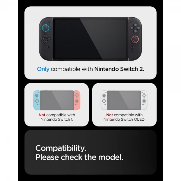 Spigen Nintendo Switch 2 Cover Dual Grip Sort