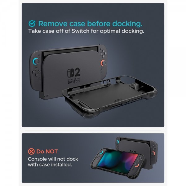 Spigen Nintendo Switch 2 Cover Rugged Armor Mat Sort
