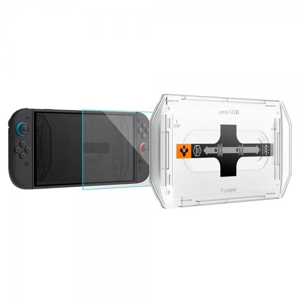 Spigen Nintendo Switch 2 Skærmbeskyttelse GLAS.tR EZ Fit 2-pak