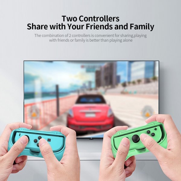 Ipega Nintendo Switch Joy-Con Holder med Håndledsrem 2-pak