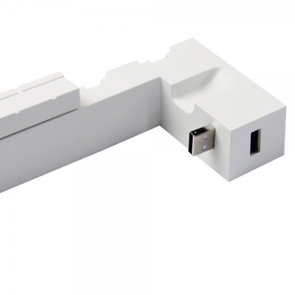 Nintendo Switch Opladningsdock til Joy-Cons med Spilopbevaring Hvid