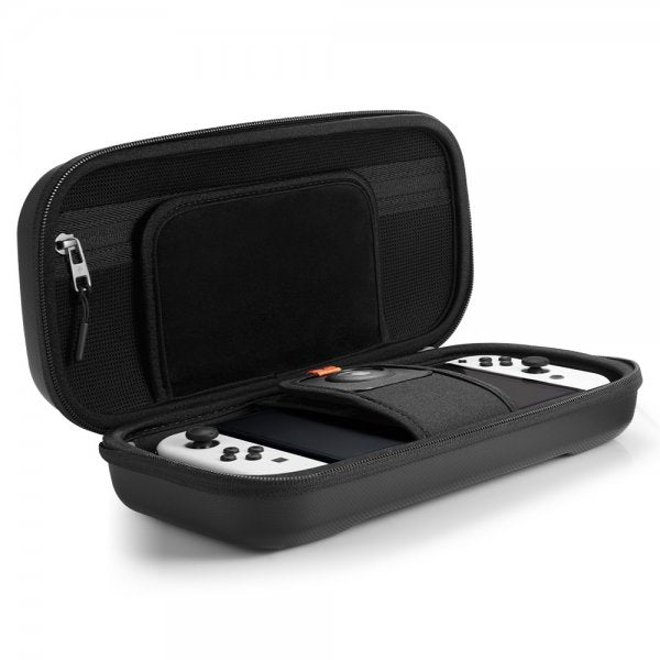 Spigen Nintendo Switch/Switch OLED Etui Rugged Armor Pro Sort