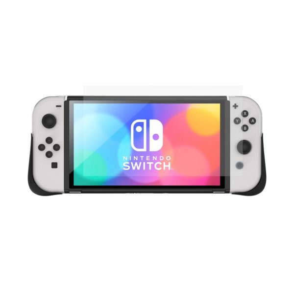 Gear4 Nintendo Switch OLED Etui med Skærmbeskytter Kita Grip 360 Clear