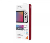 Gear4 Nintendo Switch OLED Etui med Skærmbeskytter Kita Grip 360 Clear